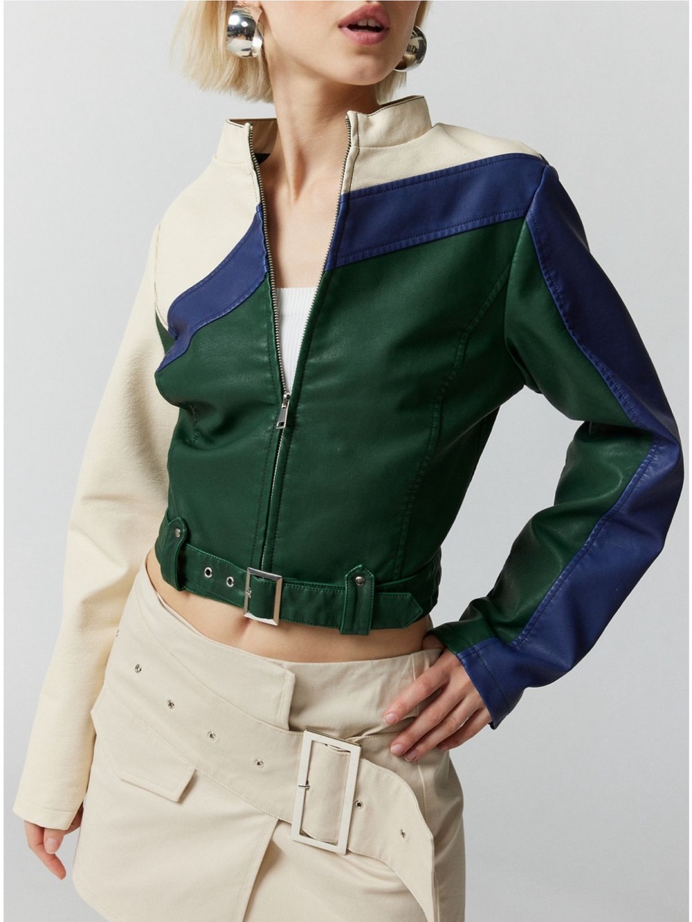Urban Outfitters faux leather jacket